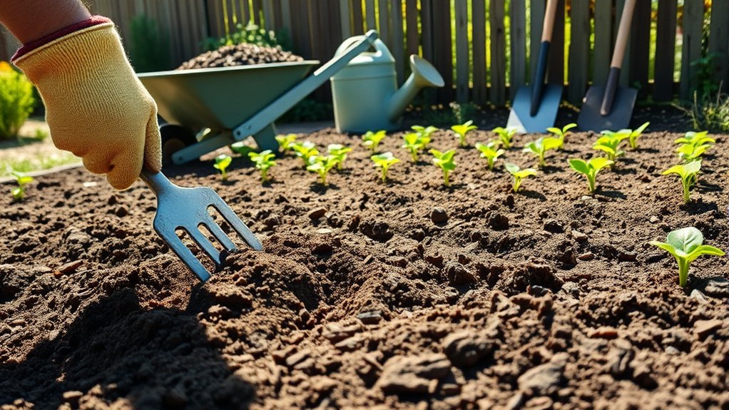groundwork for vegetable planting steps
