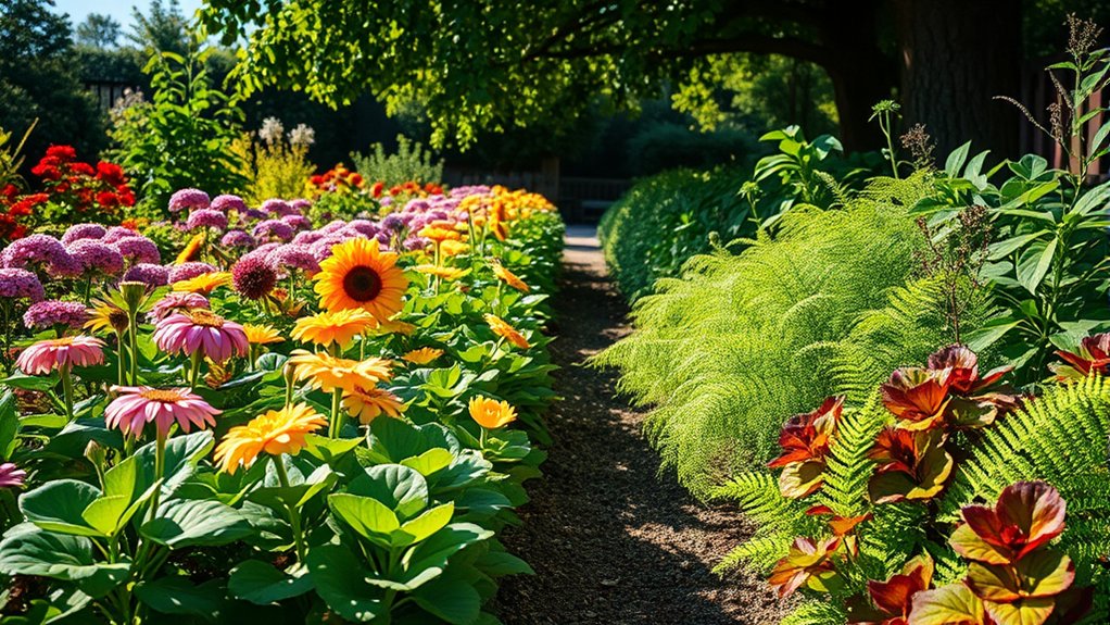 match plants to sun exposure patterns
